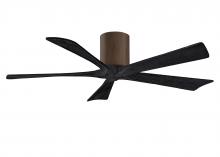Matthews Fan Company IR5H-WN-BK-52 - Irene 5H - Walnut Tone - Matte Black Blades - 52" Blades