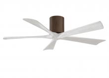 Matthews Fan Company IR5H-WN-MWH-52 - Irene - 5H - Walnut Tone - Matte White Blades - 52" Blades