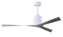 Matthews Fan Company MK-WH-BN - Molly - White - Brushed Nickel Blades - 10" Downrod