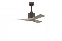 Matthews Fan Company NK-TB-GA-42 - Nan - 42" Ceiling Fan - Textured Bronze Finish - Gray Ash Tone Blades