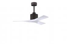 Matthews Fan Company NK-TB-MWH-42 - Nan - 42" Ceiling Fan - Textured Bronze Finish - Matte White Blades