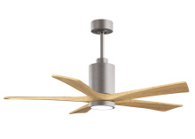 Matthews Fan Company PA5-BN-LM-52 - Patricia-5-52" Five Blade Ceiling Fan-5CCT Integrated LED-Brushed Nickel Finish