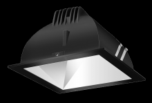 RAB Lighting NDLED4SD-WYY-M-B - RECESSED DOWNLIGHTS 12 LUMENS NDLED4SD 4 INCH SQUARE UNIVERSAL DIMMING WALL WASHER BEAM SPREAD 270