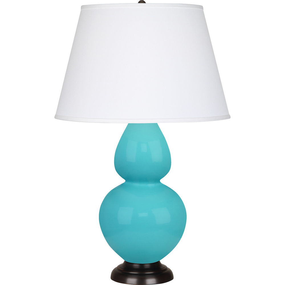 Egg Blue Double Gourd Table Lamp
