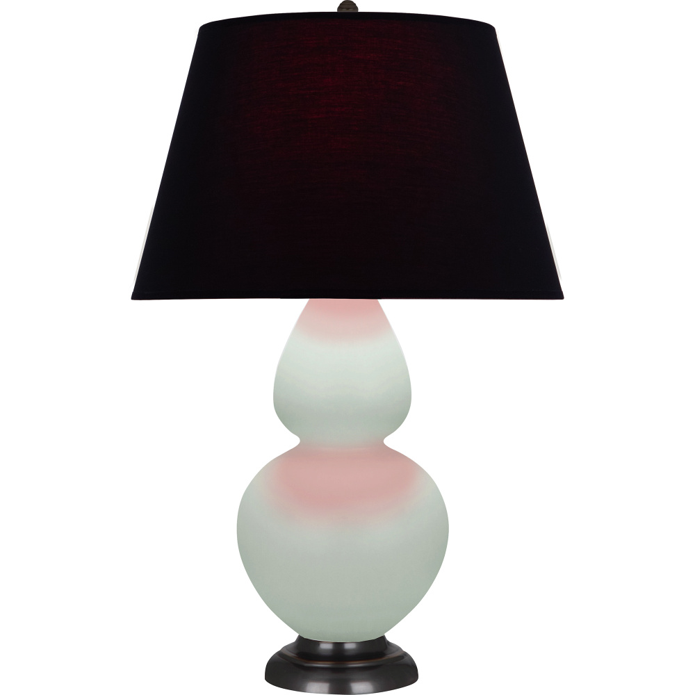 Matte Celadon Double Gourd Table Lamp