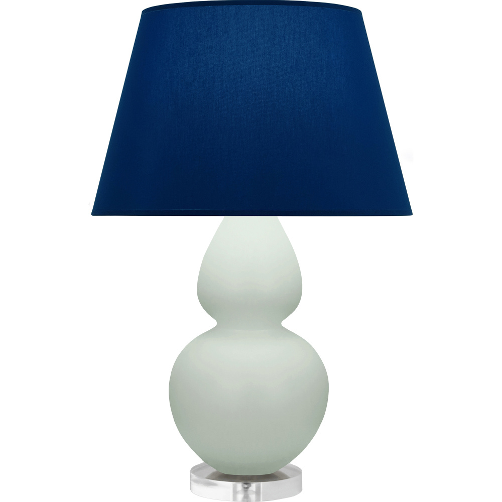 Matte Celadon Double Gourd Table Lamp