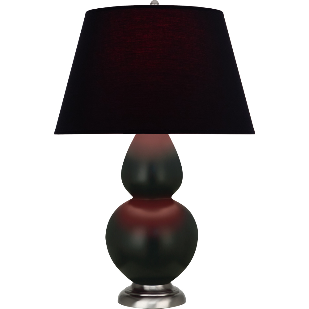 Matte Obsidian Double Gourd Table Lamp