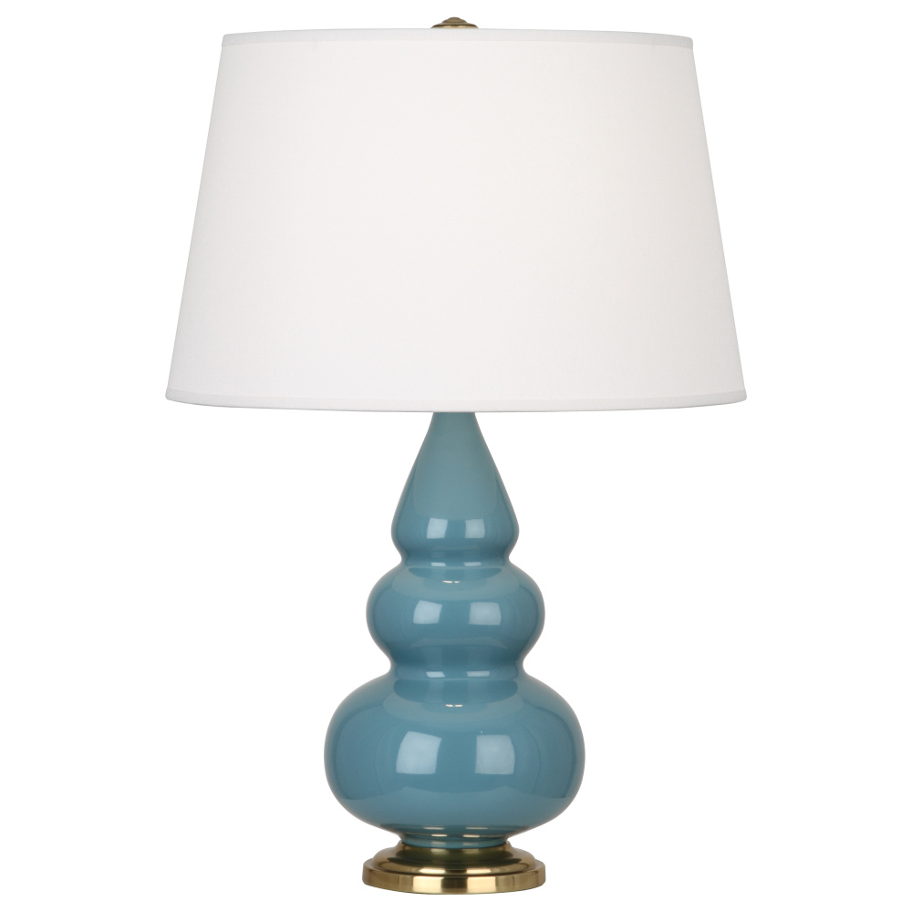Steel Blue Small Triple Gourd Accent Lamp