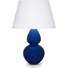Robert Abbey CT23X - Cobalt Double Gourd Table Lamp