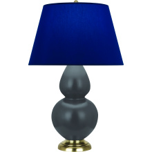 Robert Abbey MCR55N - Matte Ash Double Gourd Table Lamp