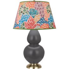 Robert Abbey MCR55S - Matte Ash Double Gourd Table Lamp