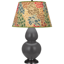 Robert Abbey MCR57F - Matte Ash Double Gourd Table Lamp