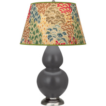 Robert Abbey MCR59F - Matte Ash Double Gourd Table Lamp