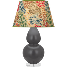 Robert Abbey MCR62F - Matte Ash Double Gourd Table Lamp