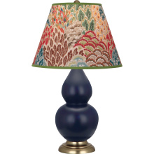 Robert Abbey MMB50F - Matte Midnight Blue Small Double Gourd Accent Lamp