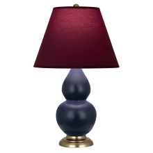 Robert Abbey MMB50P - Matte Midnight Blue Small Double Gourd Accent Lamp