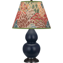 Robert Abbey MMB51F - Matte Midnight Blue Small Double Gourd Accent Lamp