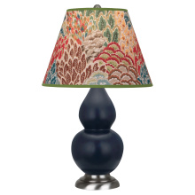 Robert Abbey MMB52F - Matte Midnight Blue Small Double Gourd Accent Lamp