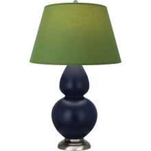 Robert Abbey MMB59G - Matte Midnight Blue Double Gourd Table Lamp