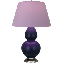 Robert Abbey MMB59L - Matte Midnight Blue Double Gourd Table Lamp