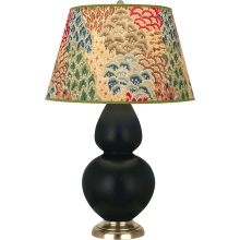 Robert Abbey MOS20F - Matte Obsidian Double Gourd Table Lamp