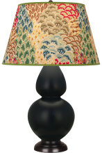 Robert Abbey MOS21F - Matte Obsidian Double Gourd Table Lamp