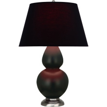 Robert Abbey MOS22K - Matte Obsidian Double Gourd Table Lamp
