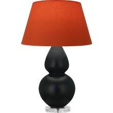 Robert Abbey MOS23T - Matte Obsidian Double Gourd Table Lamp