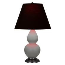 Robert Abbey MST51K - Matte Smokey Taupe Small Double Gourd Accent Lamp