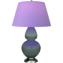 Robert Abbey MST59L - Matte Smokey Taupe Double Gourd Table Lamp
