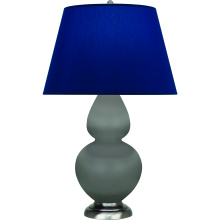 Robert Abbey MST59N - Matte Smokey Taupe Double Gourd Table Lamp