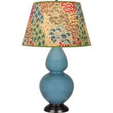 Robert Abbey OB21F - Steel Blue Double Gourd Table Lamp