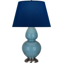 Robert Abbey OB22N - Steel Blue Double Gourd Table Lamp