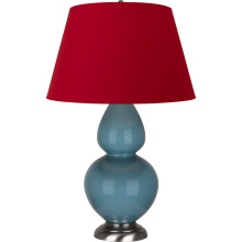 Robert Abbey OB22R - Steel Blue Double Gourd Table Lamp