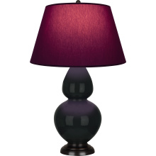 Robert Abbey OS21P - Obsidian Double Gourd Table Lamp
