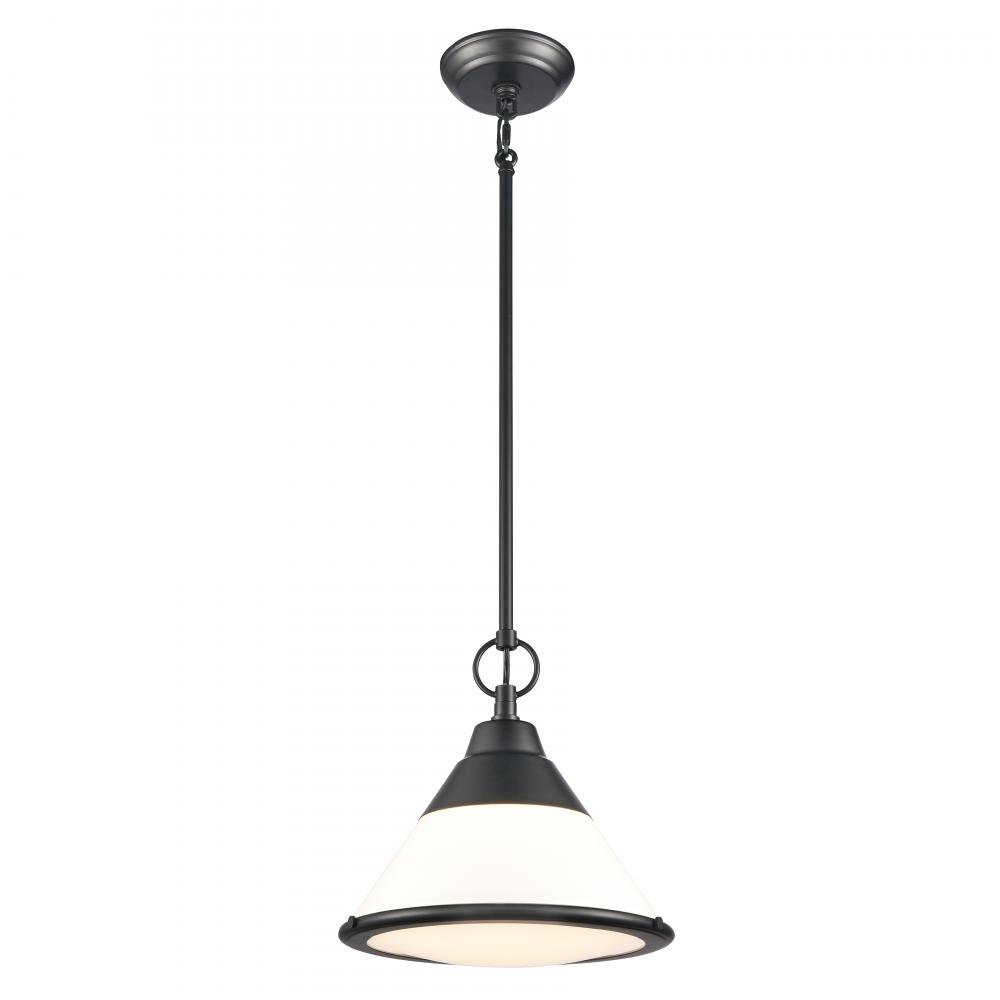 Sven 12'' Wide 1-Light Pendant - Matte Black