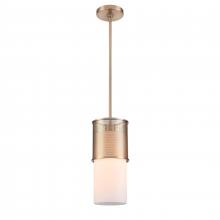 ELK Home Plus 63321/1 - Esteem 6'' Wide 1-Light Mini Pendant - Aged Brass