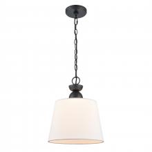 ELK Home Plus 68264/1 - Kistler 12'' Wide 1-Light Pendant - Charcoal