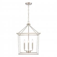 ELK Home Plus EC89814/4 - Emmett 17'' Wide 4-Light Pendant - Brushed Nickel