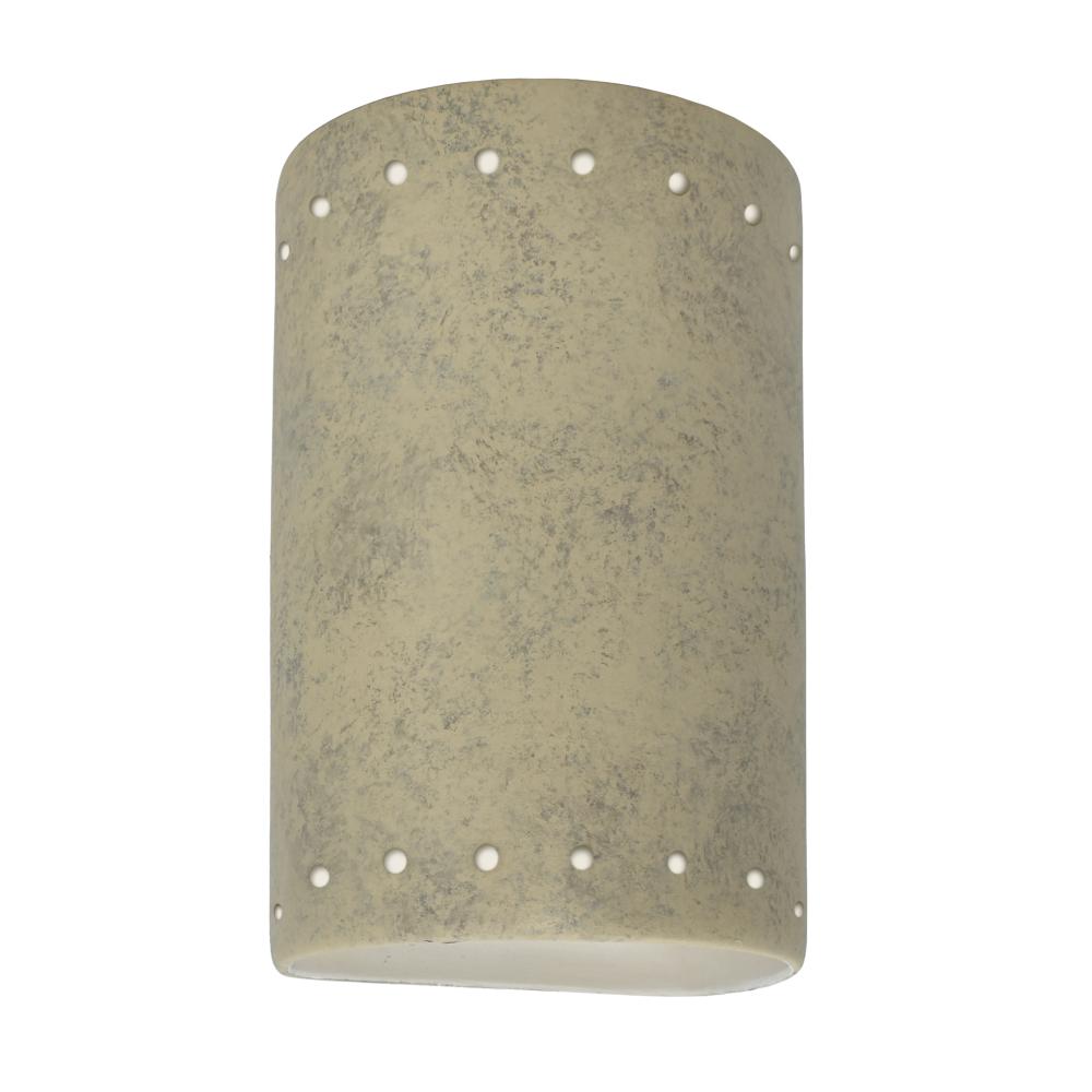 Small Cylinder w/ Perfs - Closed Top (Outdoor) - LED