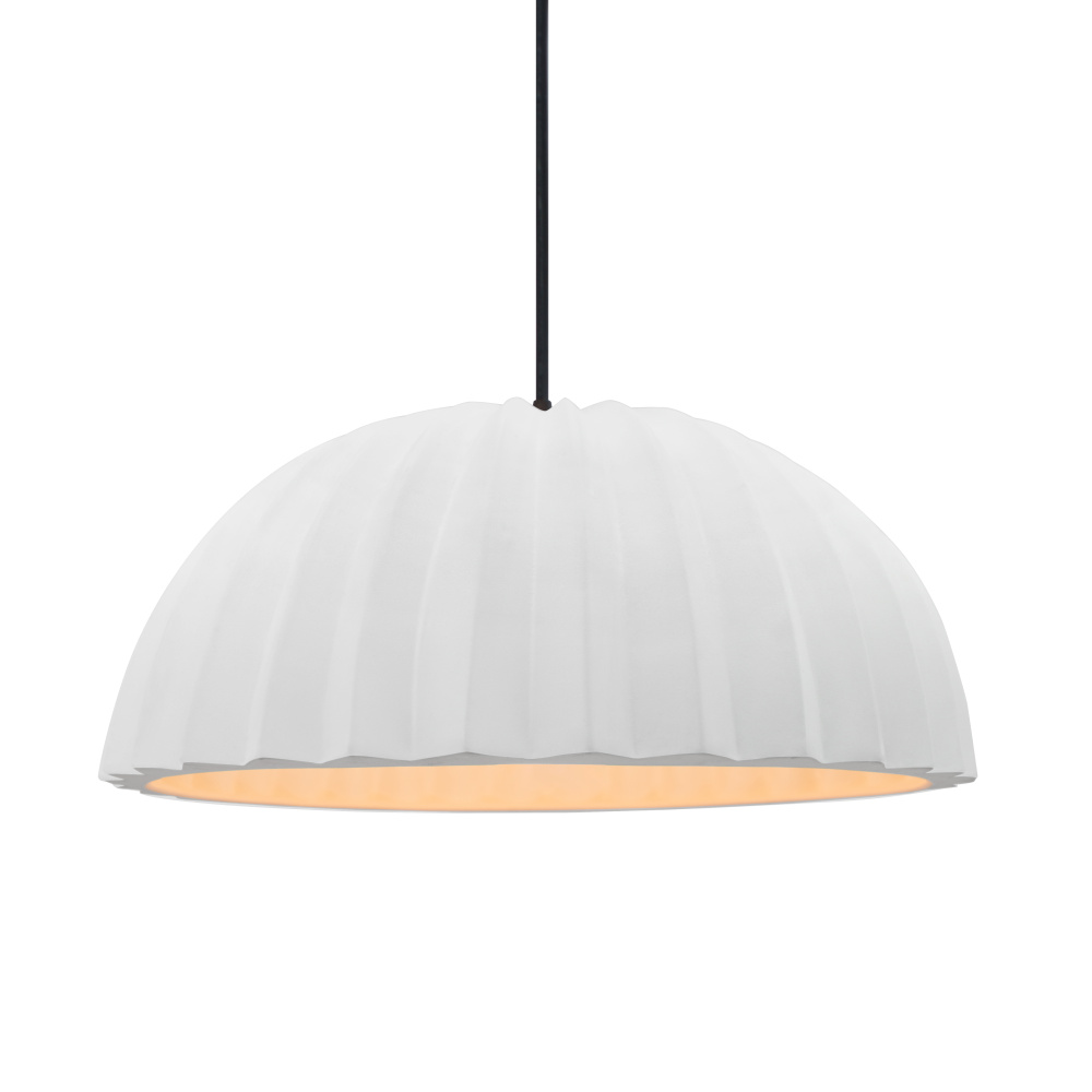 Pleated Dome 1-Light Pendant