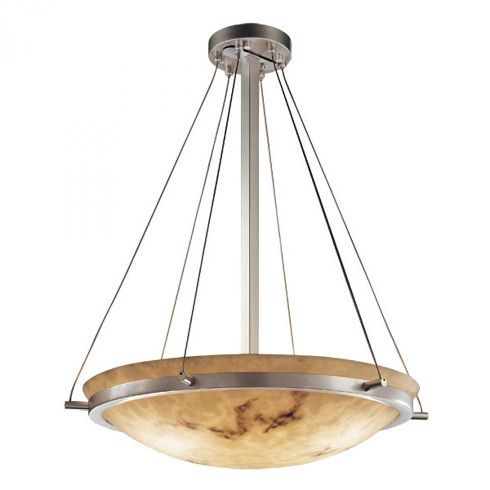 24" LED Pendant Bowl w/ Ring