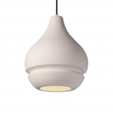 Justice Design Group CER-6400-BIS-CROM-BKCD - Arabesque 1-Light Pendant