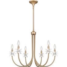 Quoizel REY5030BGD - Remy 6-Light Bronze Gold Chandelier