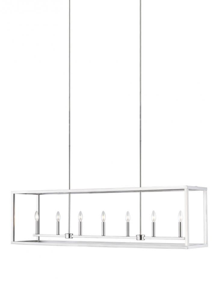 Moffet Street Long Seven Light Island Pendant