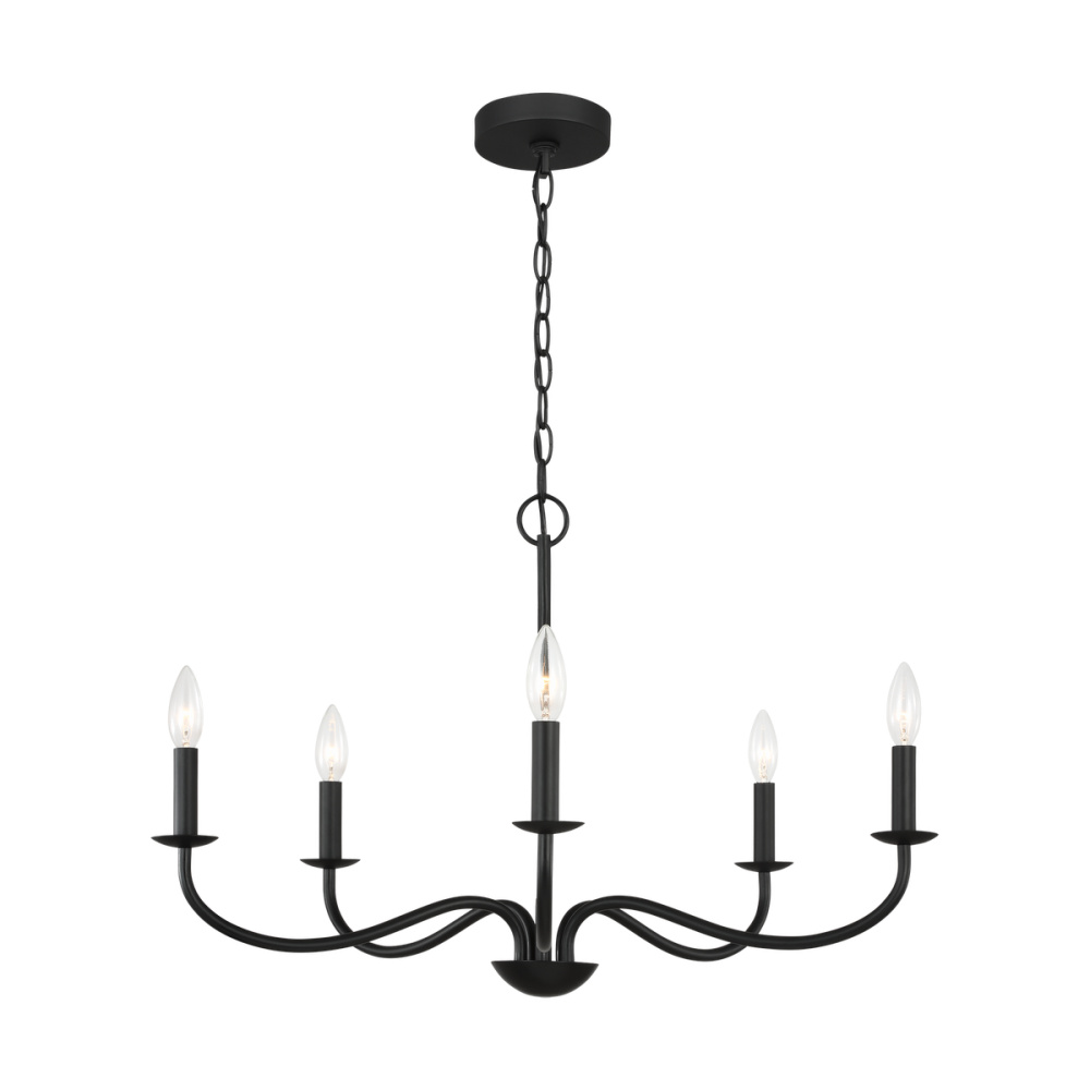 Abells Five Light Chandelier