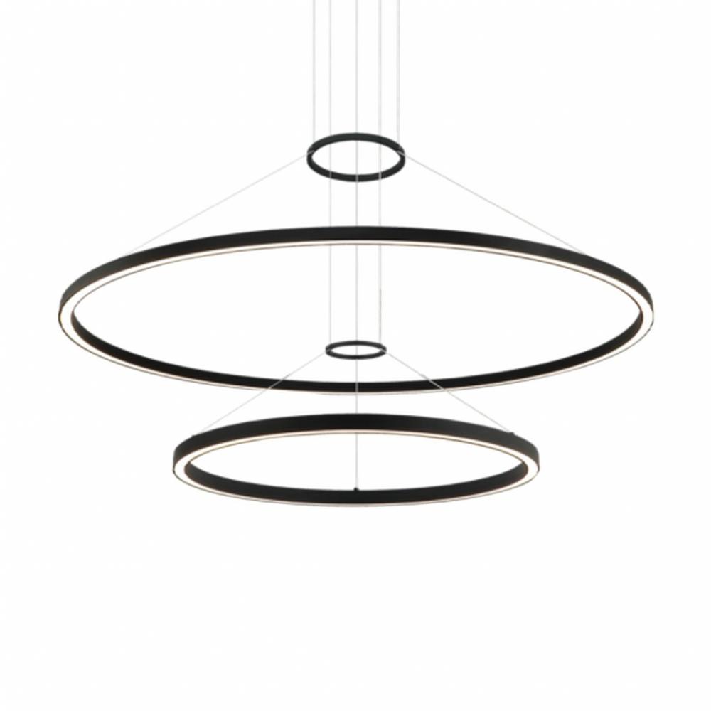 O'Hara Matte Black Chandelier