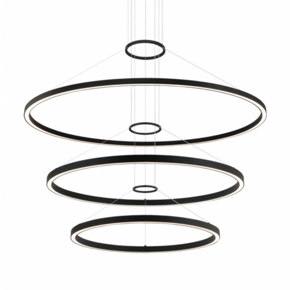 O'Hara Matte Black Chandelier