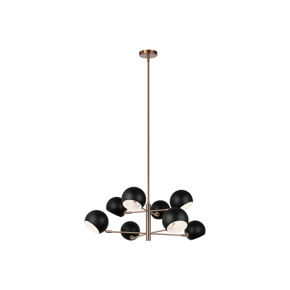 Orb Matte Black Pendant