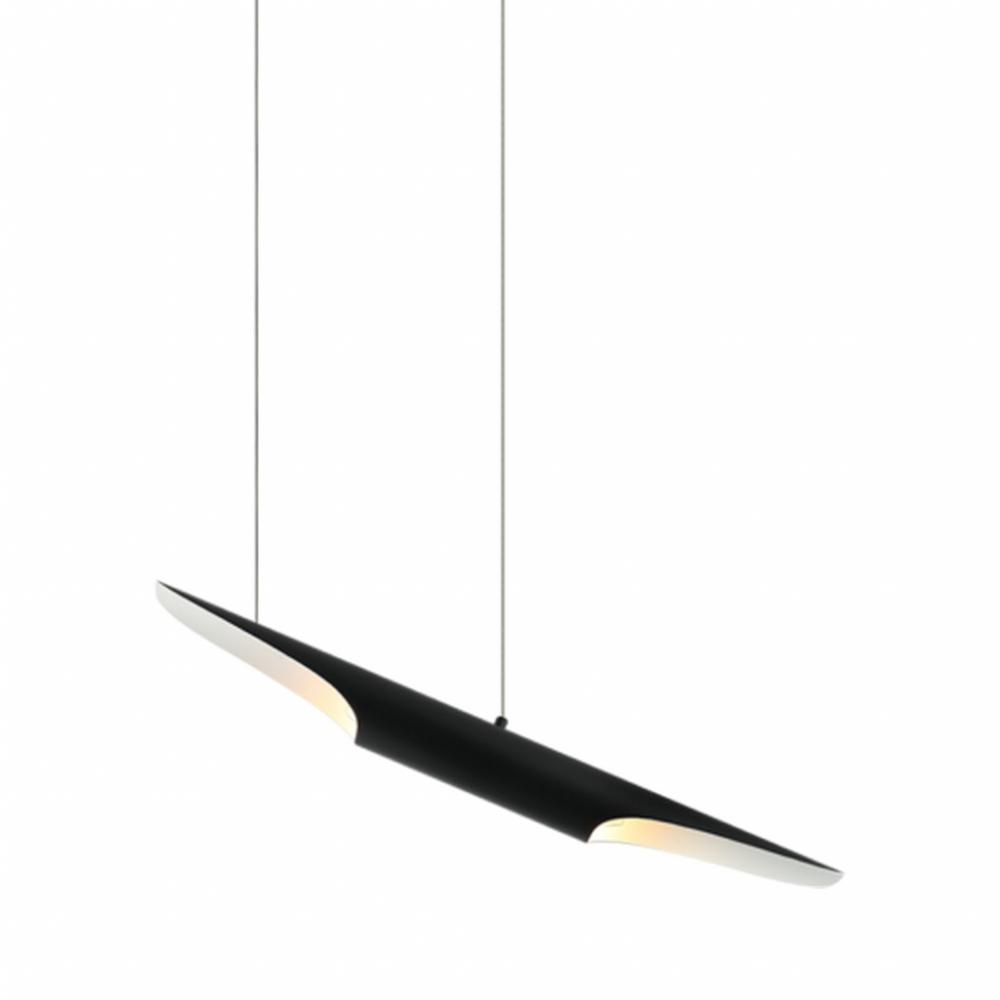 Stylus Matte Black Chandelier